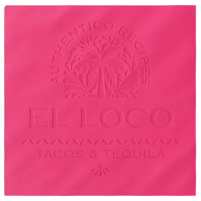 Custom Debossed Dinner Napkin - Webcam Covers Now