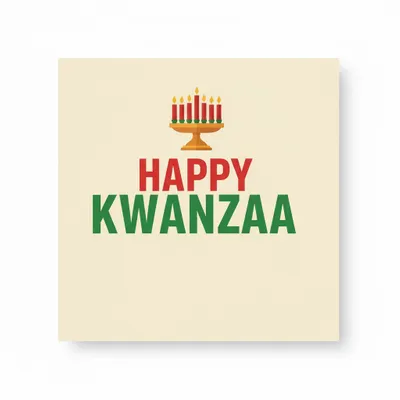 Kwanzaa Napkins - Webcam Covers Now