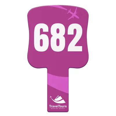 Paddle Shape Auction Paddles - Webcam Covers Now