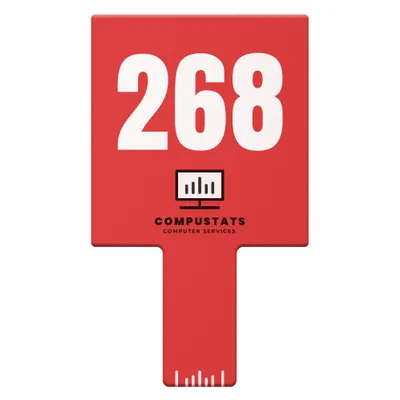 Paddle Shape Auction Paddles - Webcam Covers Now