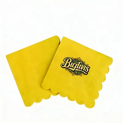 Scallop Beverage Napkins - Webcam Covers Now