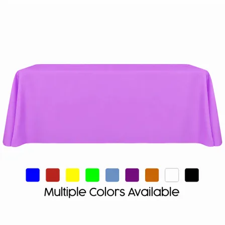 Blank Rectangle Table Throw Cover - Webcam Covers Now