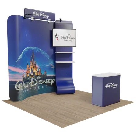 10' x 10' Trade Show Displays - Webcam Covers Now