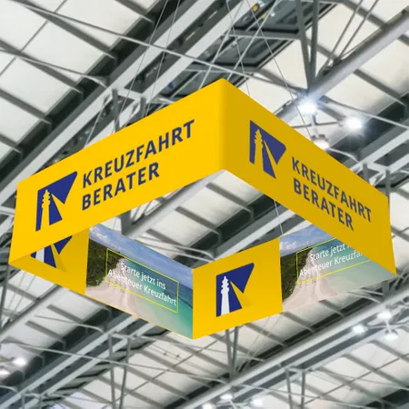 Messe-Hängeschild - Webcam Covers Now