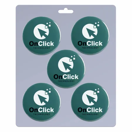 5 pack_Round Lapel Pin 1.00 inch - Webcam Covers Now