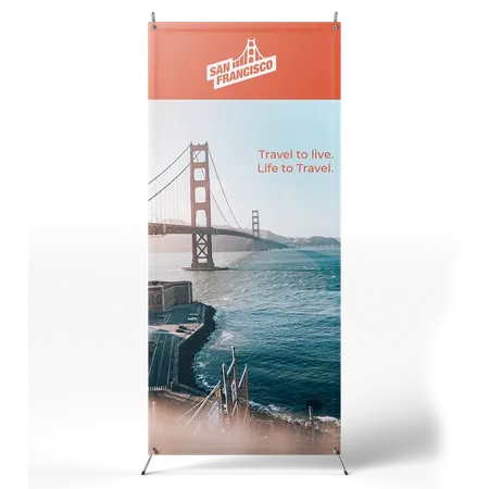 Korean Style X Banner Stands - Webcam Covers Now