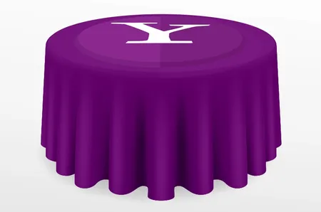 Custom Round Table Covers - Webcam Covers Now