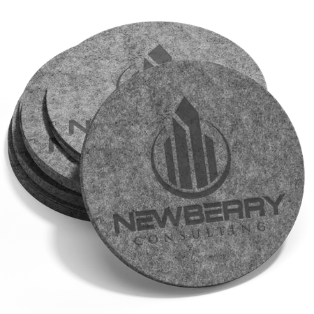 Absorbent Felt Coaster - Webcam Covers Now