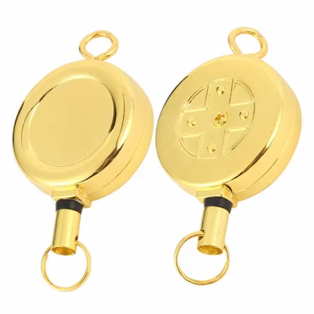 Gold Reel Keychain Gold Reel Keychain - Webcam Covers Now