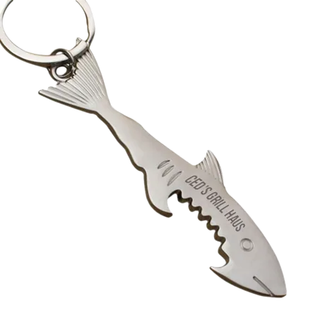 Shark Bottle Opener Keychain Shark Bottle Opener Keychain - Webcam Covers Now