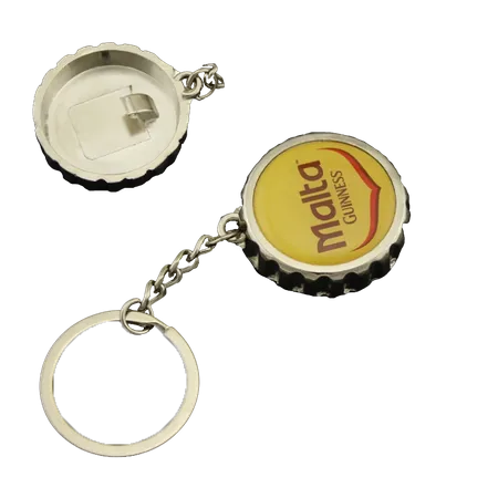 Bottle Cap-shaped Bottle Opener Keychain Bottle Cap-shaped Bottle Opener Keychain - Webcam Covers Now