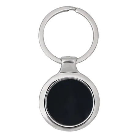 Fashionable Round Metal Keychain