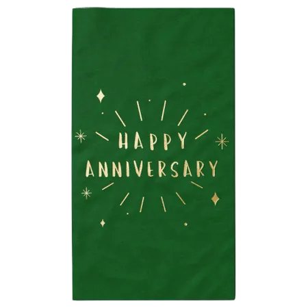 Custom Foil Stamped Towel Napkin - Webcam Covers Now