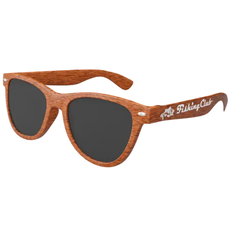 Wood Tone Sunglasses