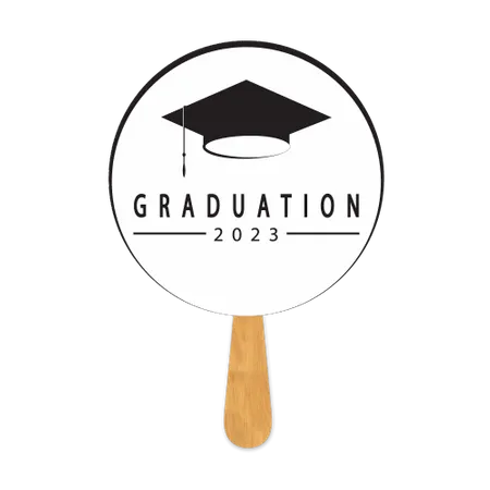 Graduation Hand Fans - Webcam Covers Now