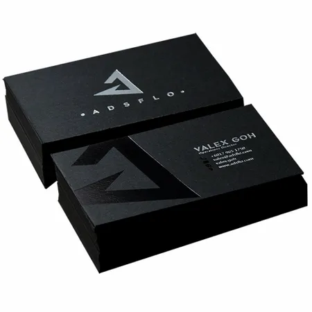 Embossed Gloss Business Cards - Webcam Covers Now