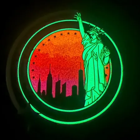 Glow In The Dark Badge Glow In The Dark Badge - Webcam Covers Now