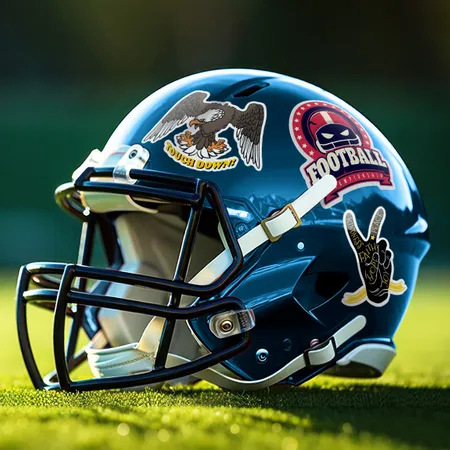 Football Helmet Stickers Football Helmet Stickers - Webcam Covers Now