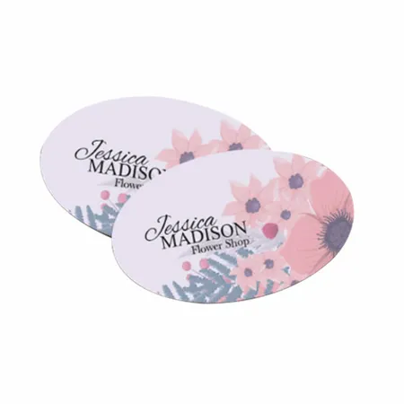 Oval Business Cards - Webcam Covers Now