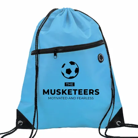 Zipper Drawstring Bag With Headphone Slots Zipper Drawstring Bag With Headphone Slots - Webcam Covers Now