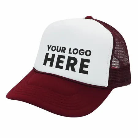 Nissun Foam Trucker Hat, 5 Panel Mesh Cap, Two Tone Colors - SPC - Webcam Covers Now