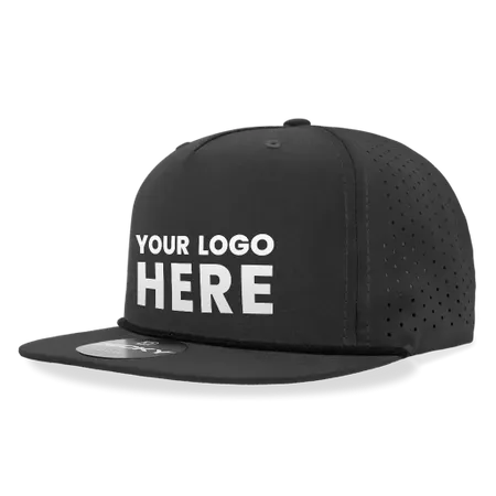 Decky 6226 5 Panel High Profile Relaxed Perforated Performance Rope Hat - Webcam Covers Now