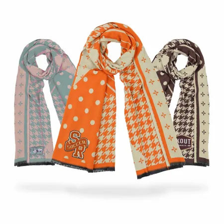 Cozy Cotton Polyester Scarves - Webcam Covers Now