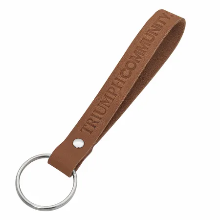 Leather Keychain Leather Keychain - Webcam Covers Now