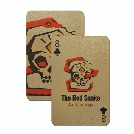 Gold Glitter Playing Cards - Webcam Covers Now