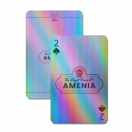 Holographic Silver Playing Cards - Webcam Covers Now