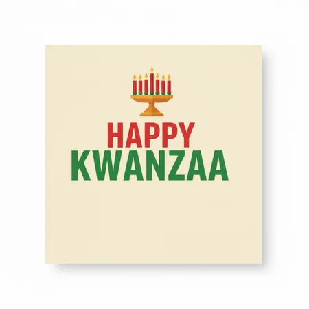 Kwanzaa Napkins - Webcam Covers Now