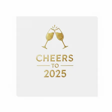 New Years Napkins - Webcam Covers Now