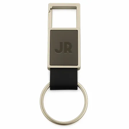 Square Caribiner Metal Keychain - Webcam Covers Now