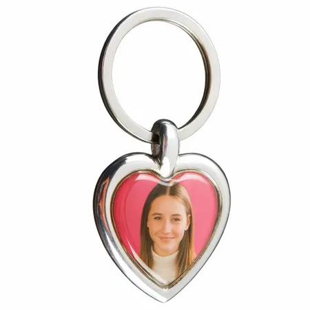 Spinning Heart Metal Keychain - Webcam Covers Now