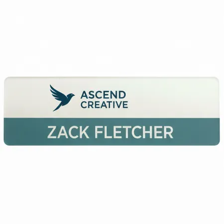 Acrylic Name Badges - Webcam Covers Now