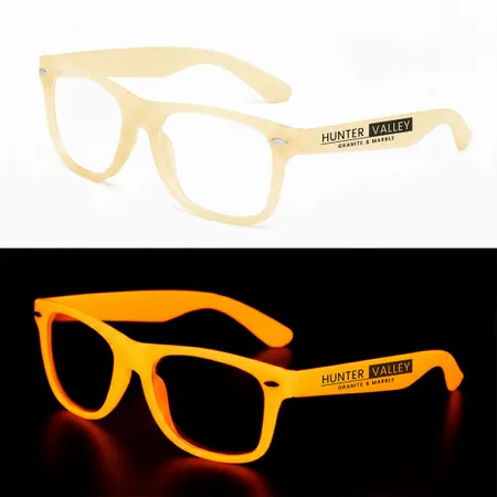 Glow-In-The-Dark Glasses - Webcam Covers Now