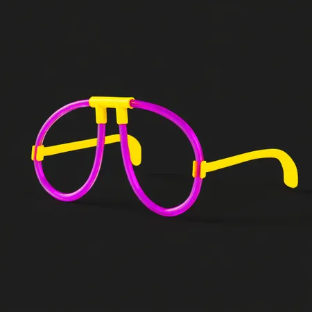 Neon Glasses - Webcam Covers Now