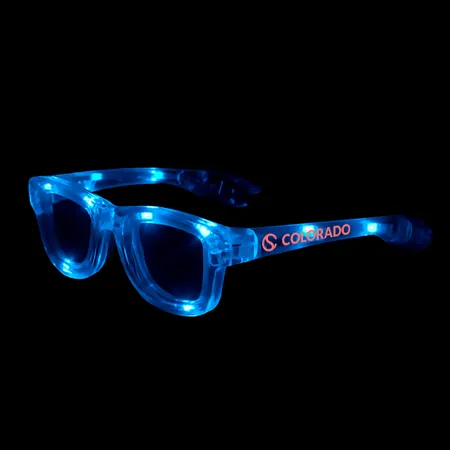 Multicolor Light Up Glasses - Webcam Covers Now