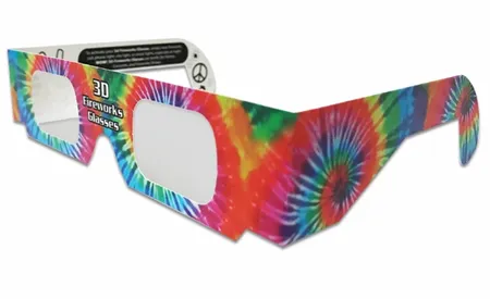 Paper 3D Fireworks Glasses - Webcam Covers Now