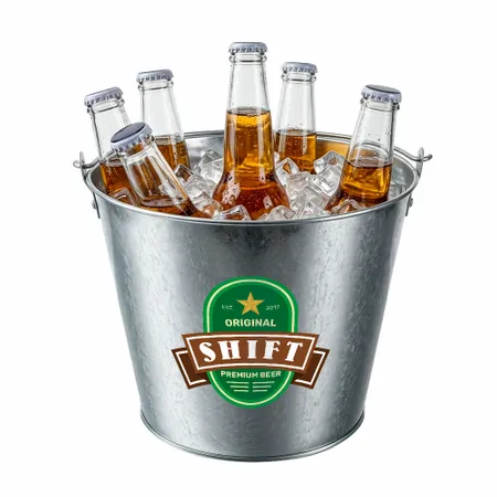 Tinplate Beer Buckets & Opener Combo - Webcam Covers Now