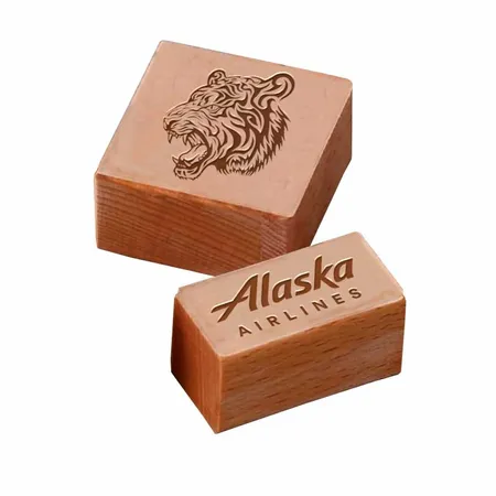 Rectangle Wood Rubber Stamps - Webcam Covers Now