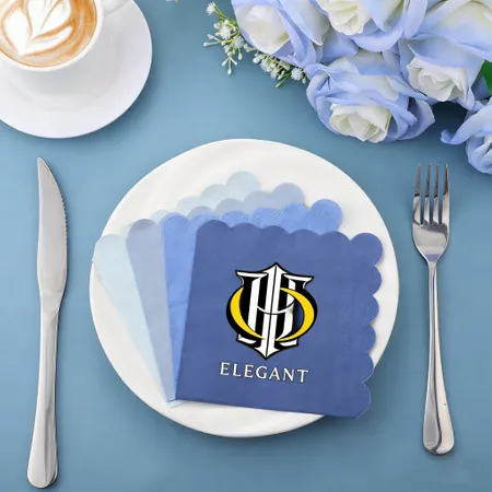 Scallop Beverage Napkins - Webcam Covers Now
