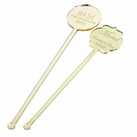 Metallic Acrylic Stir Sticks - Webcam Covers Now