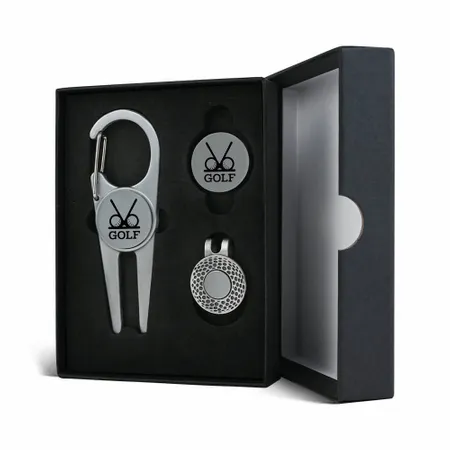 Deluxe Golf Divot Tool Set with Ball Markers - Webcam Covers Now
