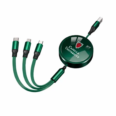 Soft Silicone 3-in-1 Charging Cables - Webcam Covers Now
