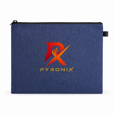 Fabric Zippered Document Bags - Webcam Covers Now
