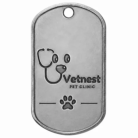 3D Metal Dog Tags - Webcam Covers Now