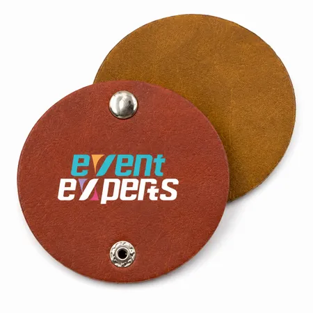 Round PU Leather Cable Organizers - Webcam Covers Now