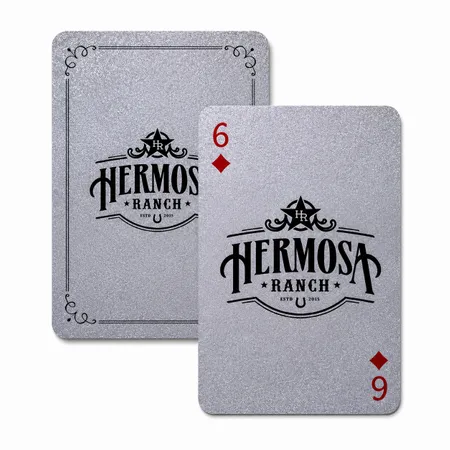 Silver Glitter Playing Cards - Webcam Covers Now