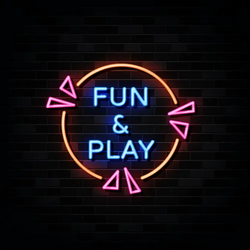Fun & Play Neon Sign - Webcam Covers Now